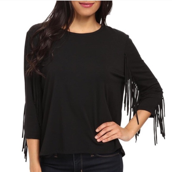Vince camuto fringe top Clearance